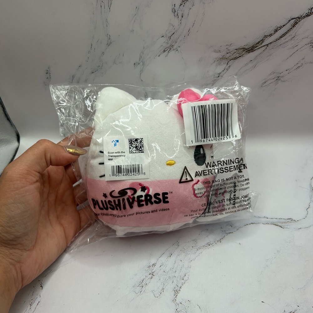 Hello Kitty Spa Headband + “Totally Cute” Nail File Set + Reversible Plushie NWT - Picture 11 of 12